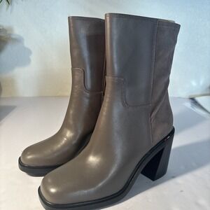 Franco Sarto Women's Penelope‎ Mid Calf Chunky Heel Boot